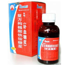 复方枸橼酸铁铵糖浆药理毒理