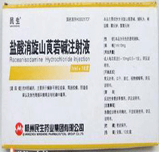 盐酸消旋山莨菪碱注射液适应症